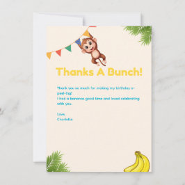 Muito Obrigado - Cartão de Agradecimento Banana e 