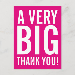 Muito Obrigado Cartão Postal