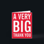 Muito Obrigado, Cartão Vermelho<br><div class="desc">Um Cartões de agradecimentos Muito Grande.</div>