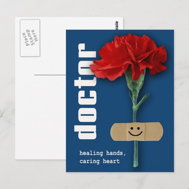 Muito Obrigado, Doutor | Cartões postais para o di (Frente/Verso)