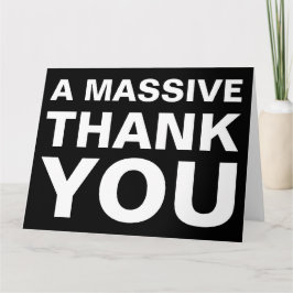 Muito Obrigado, Grande Cartão De Saudação