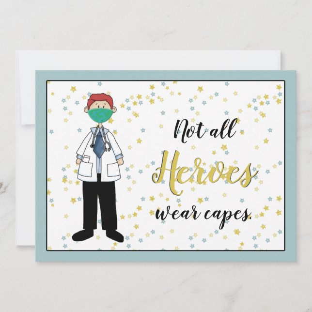 Muito Obrigado, Médico Masculino (Frente)