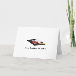 Muito Obrigado, MOCHI! Cartão Comemorativo Folha D