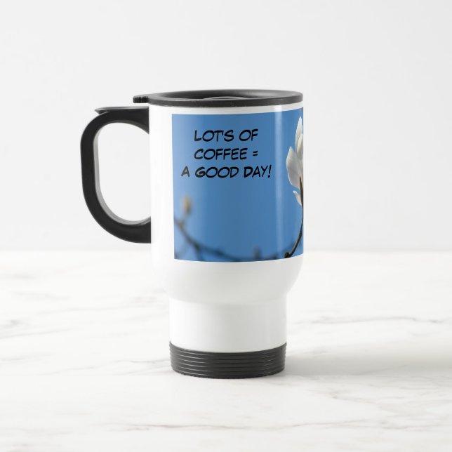 Muitos Cafés Um Bom Dia Canecas de Café Viagem pre (Esquerda)