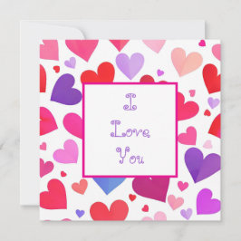 Muitos Cartões de Coração