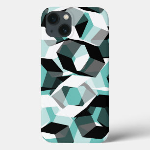 Muitos hexágonos com partes incolores, em teia cla