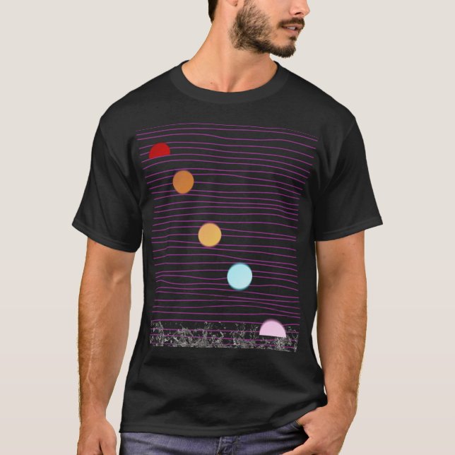 MUITOS PLANETAS EM UMA camiseta SON (Frente)