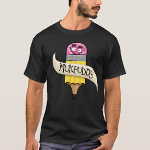 Mukpuddy - t-shirt preto dos homens básicos do