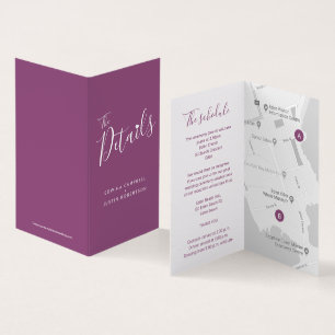 Mulberry de mapa de horários de convidados para d