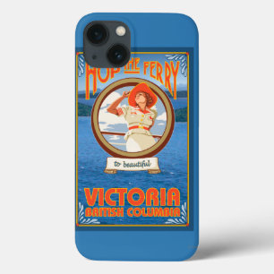 Mulher Andando Ferry - Victoria, BC Canadá