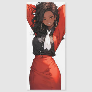 Mulher Anime Sorridente