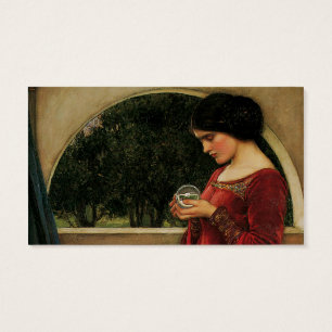 Mulher Bola de Cristal Pintura Waterhouse