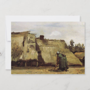 Mulher camponesa escavando algodão por Vincent van