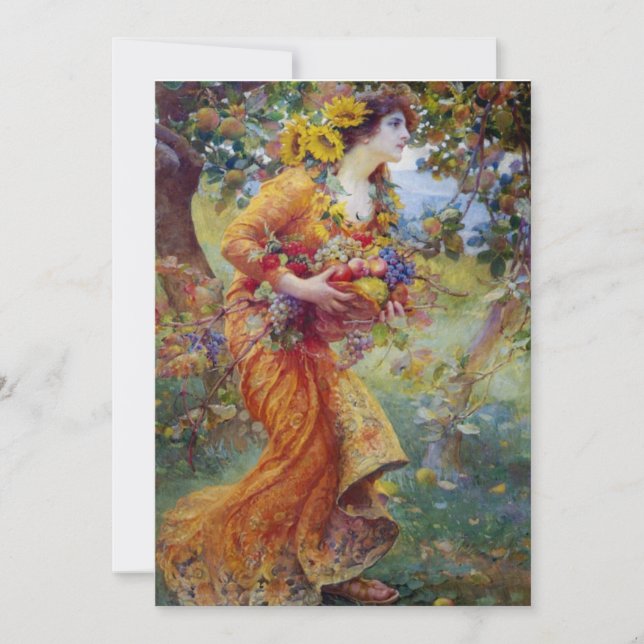 Mulher com Colheita de Verão (Frente)