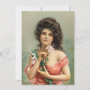 Mulher com Lily   Louis Pitar & Co.