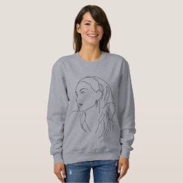 Mulher com T-Shirt Scarf