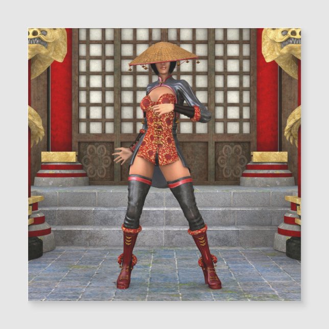 Mulher da Batalha Asiática (Frente)