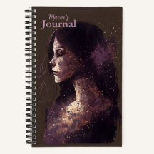 Mulher das Estrelas Purple e Brown Small Hardcover