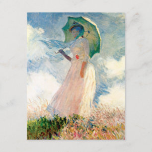 Mulher de Monet com convites de um parasol
