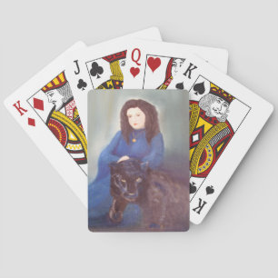 Mulher de preto Cartas de Baralho Pantera Negra