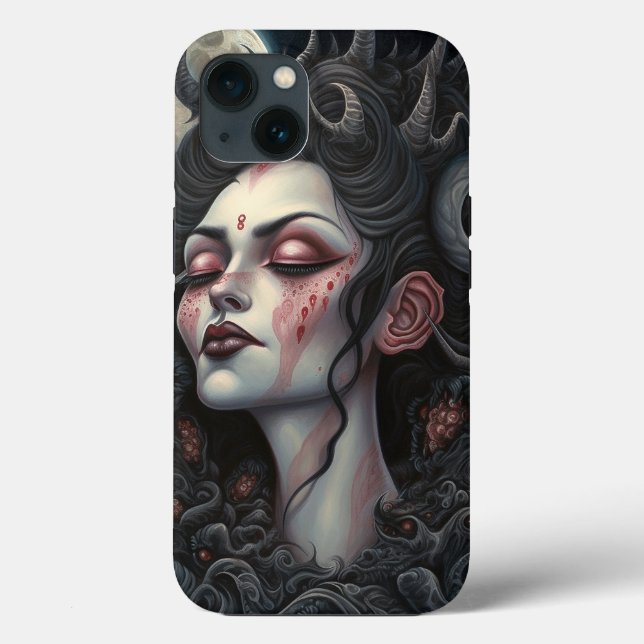 Mulher demônio: Rainha Dark Fantasy Art (Verso)