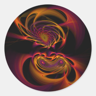 Mulher do Aries - etiqueta do Fractal
