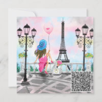 Mulher do Cartão de Aniversário em Paris Seu Códig
