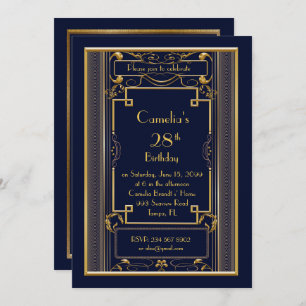 Mulher do convite de aniversário, grande Gatsby,