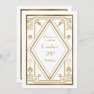 Mulher do convite de aniversário, grande Gatsby,