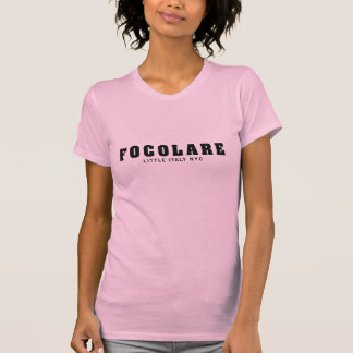 mulher do t-shirt do focolare