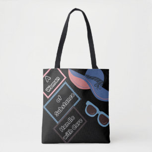 Mulher do Tote Bag