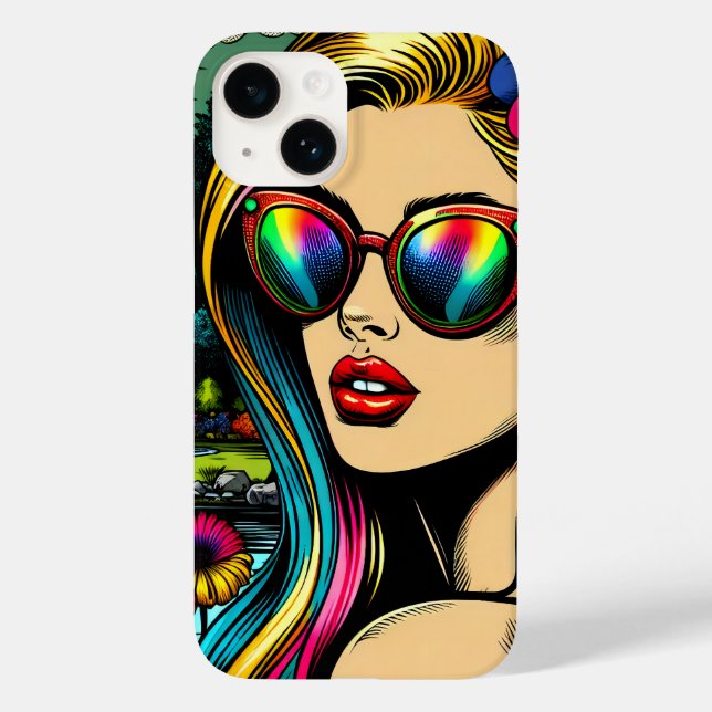 Mulher e Papagaio no Parque Pop Art (Verso)