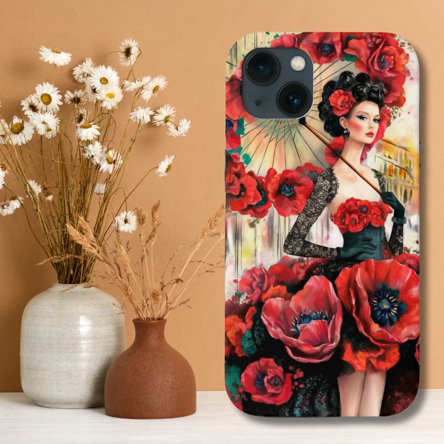 Mulher Elegante e Moderna & Vestido Floral de Papo (Criador carregado)