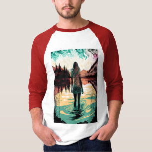 Mulher em uma Camisa Psíquica do Lago Trippy 4