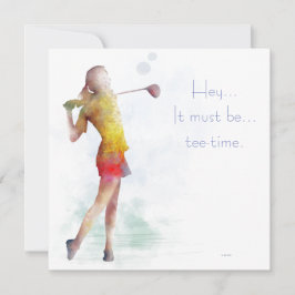 MULHER GOLFER