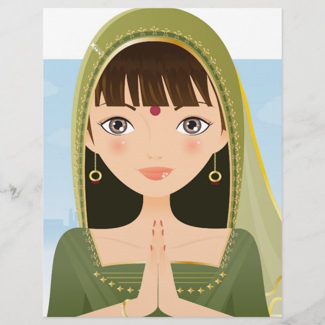 mulher indiana (Frente)