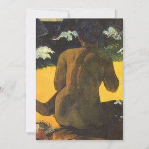 Mulher junto ao Mar por Paul Gauguin, Arte Fino An