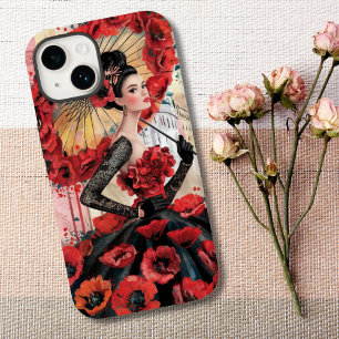 Mulher Moderna e Poppies Vestido Floral
