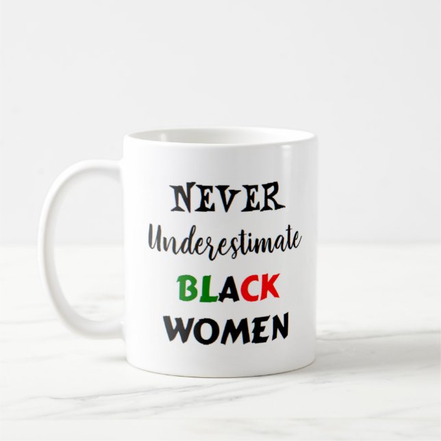 mulher negra caneca de café (Esquerda)