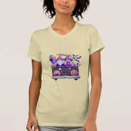 Mulher no Halloween Pickup Truck T-Shirt