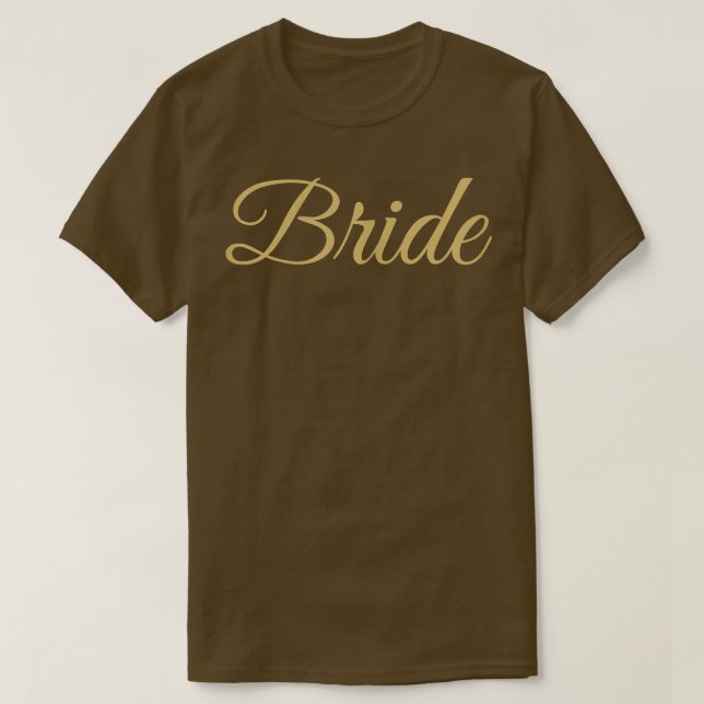 Mulher Noiva Camisa Engraçada Solteiro de Casament (Frente do Design)