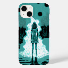 Mulher numa Caixa de Telefone Psíquica do Lago 2