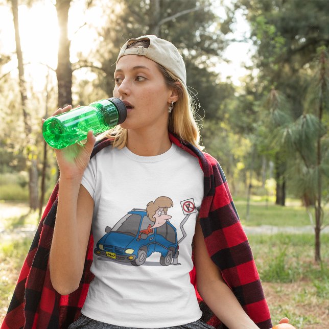 Mulher Numa Camisa De T Acidente (Criador carregado)