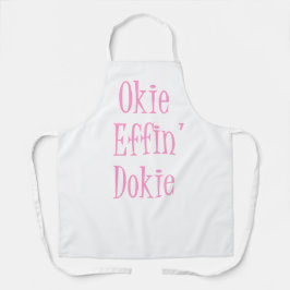Mulher Sassy Engraçada Dizendo Okie Effin' Dokie A