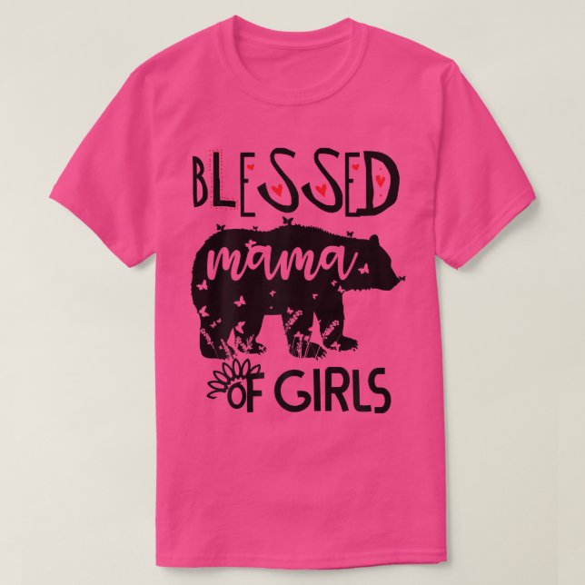Mulheres Abençoadas Camisas De Mama, Mulheres Mama (Frente do Design)