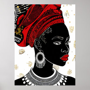 Mulheres Africanas Poster Art