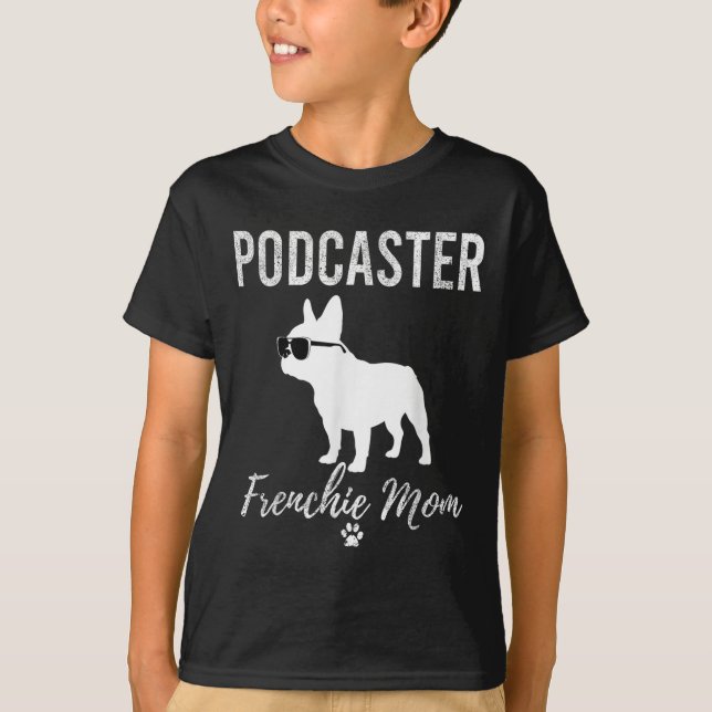 Mulheres Aster Frenchie Mãe Camisa Cachorro Engraç (Frente)