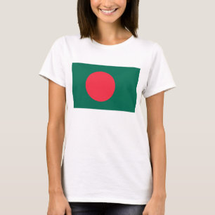 Mulheres - Camisa com Bandeira de Bangladesh