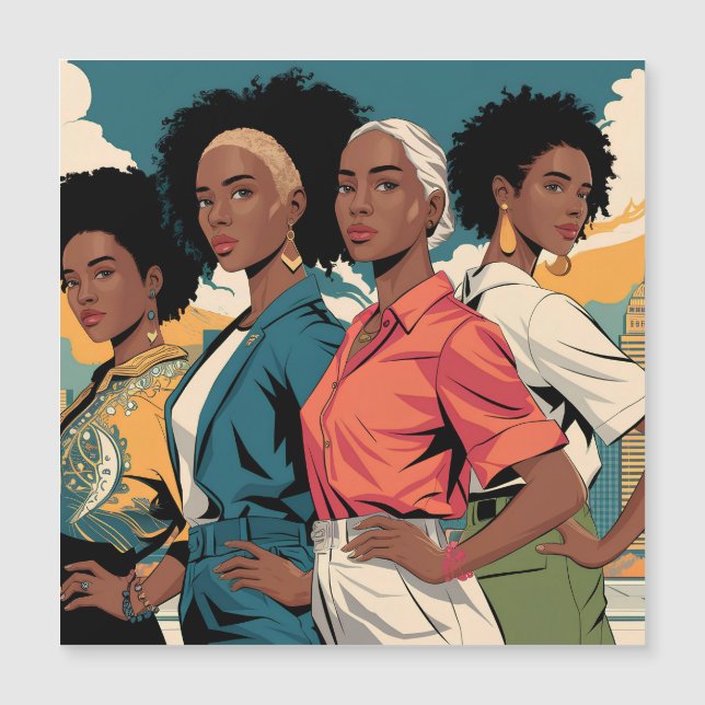 Mulheres com Força na Moda Urbana (Frente)