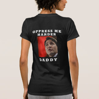 Mulheres com Trudeau Face T-Shirt